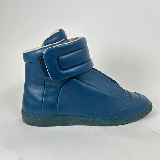 Maison Margiela SS17 Blue Future High-Top Sneaker Size 44