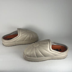 PDF Tan Uranus Leather Slides Size 10.5
