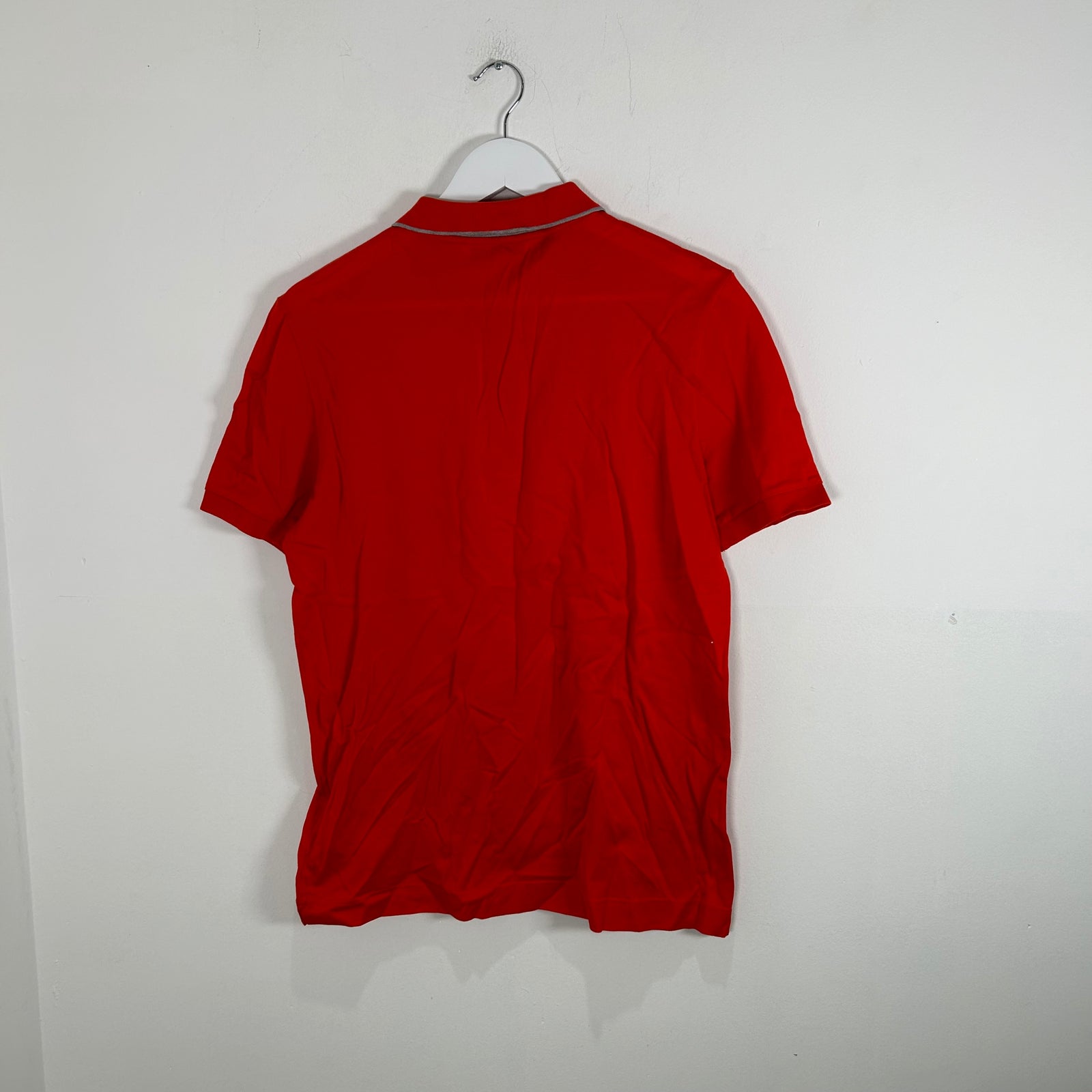 Ferragamo Orange Logo Pocket Polo Shirt Size S