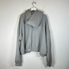 Gv Gallery Grey Raspberry Hills Script Logo Zip-Up Hoodie Size XL
