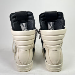 Rick Owens Black/Milk Geobasket Sneakers