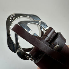 Gucci Square G Buckle Monogram Belt
