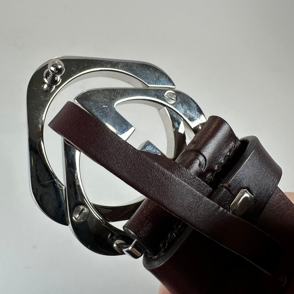 Gucci Square G Buckle Monogram Belt