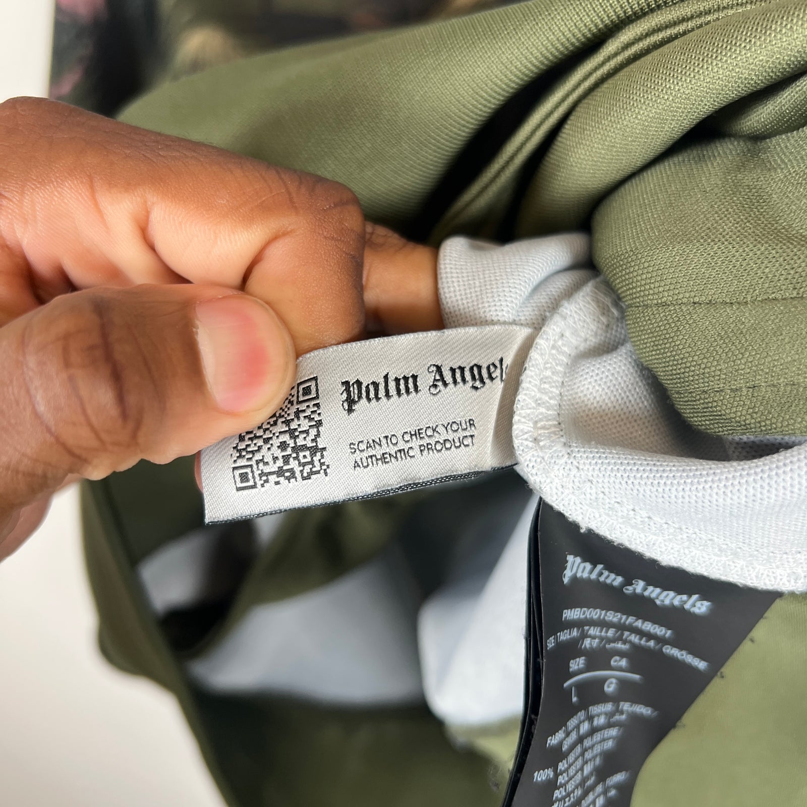 Palm Angels Jungle Print Track Jacket Size L
