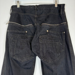 Cabane De Zucca Flare J Button Jeans Size 32