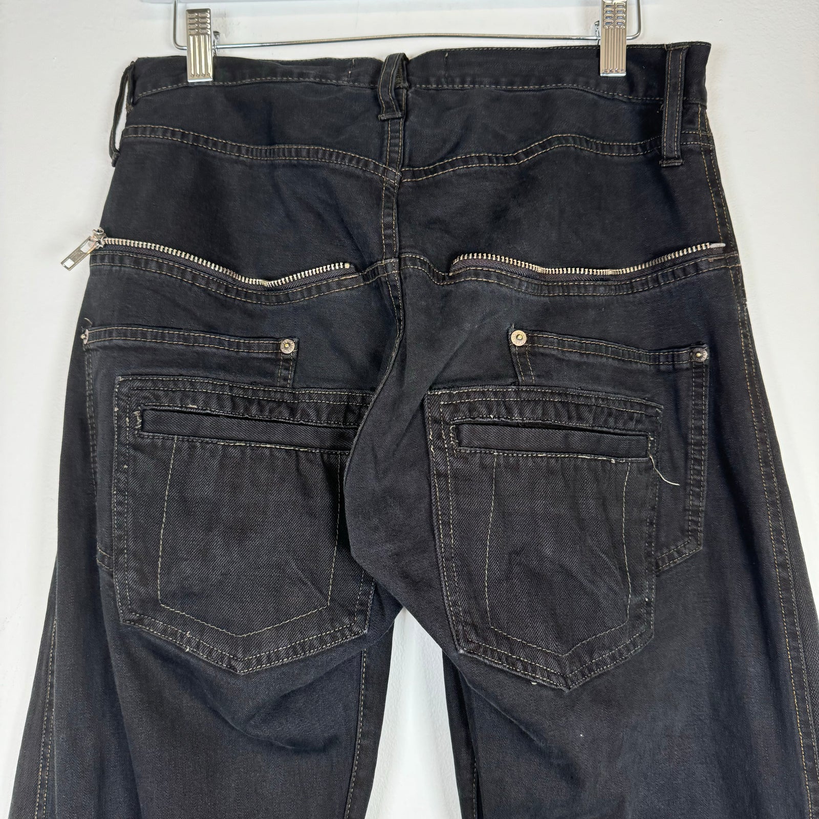 Cabane De Zucca Flare J Button Jeans Size 32