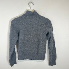 Louis Vuitton Grey Damier Wool Zip Up Size S