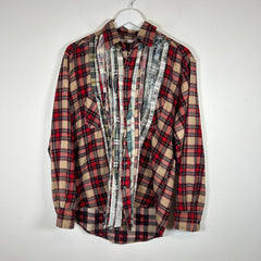 Needles Rebuild Red 7 Cuts Flannel Size M