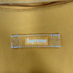 Supreme x Nike Yellow Double Zip Quilted Work Jacket Size XXL
