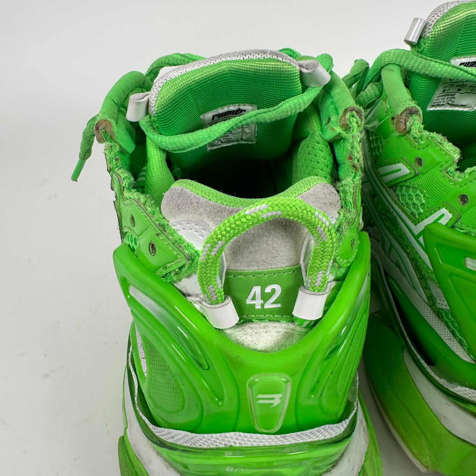 Balenciaga Neon Green Runners Size 42