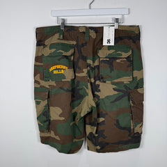 Raspberry Hills Camo Logo Shorts Size L