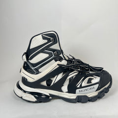 Balenciaga White/Black Hike High-Top Track Sneaker Size 43