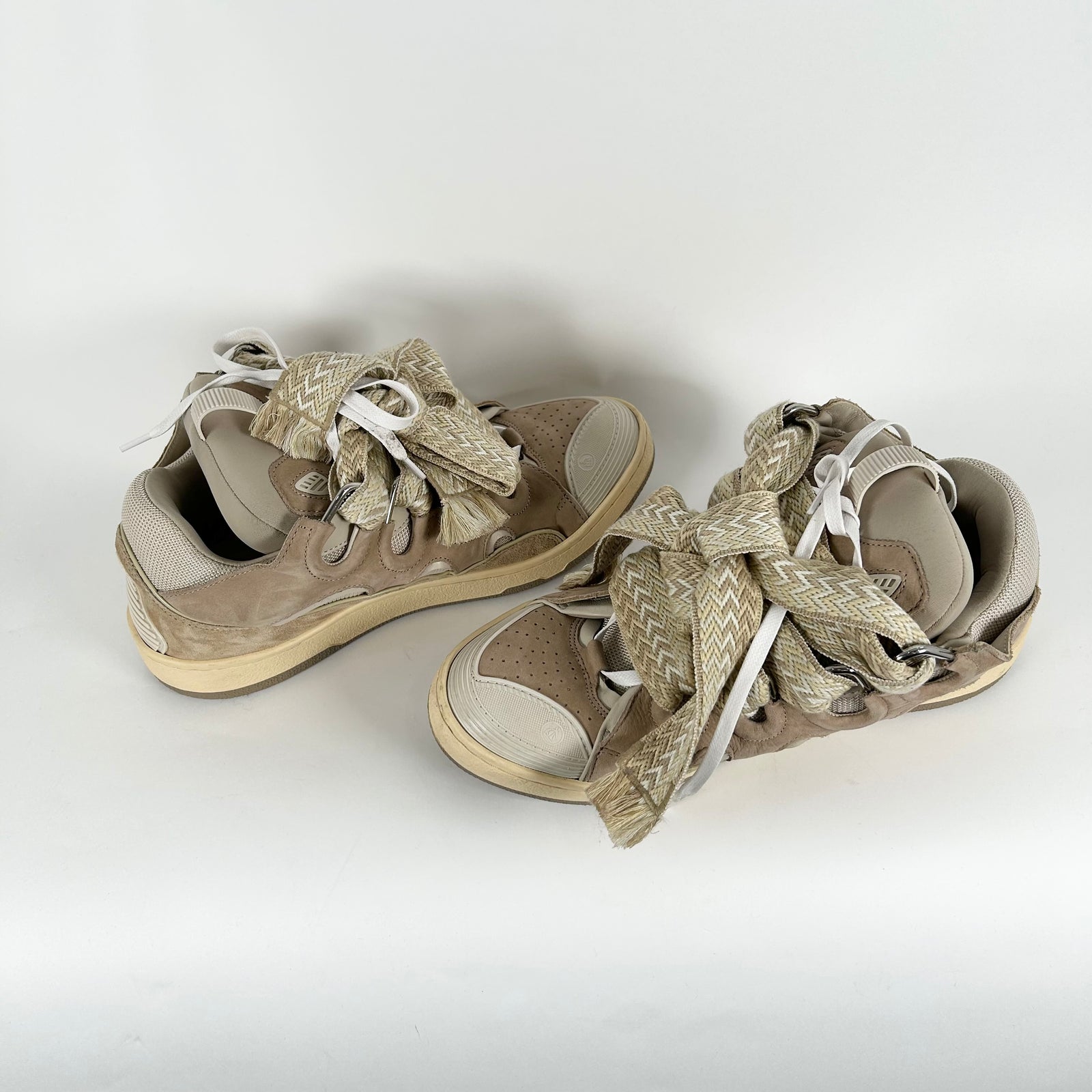 Lanvin Khaki Curb Sneaker Size 44