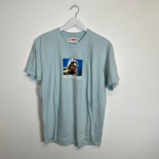 Supreme Kurt Cobain Baby Blue T-Shirt Size M