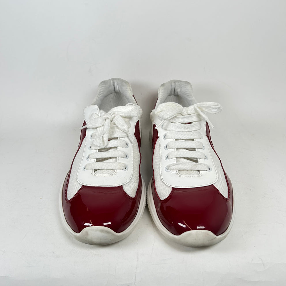 Prada Burgundy America Cups Size 11
