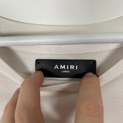 Amiri Crackled Logo T-Shirt Size L