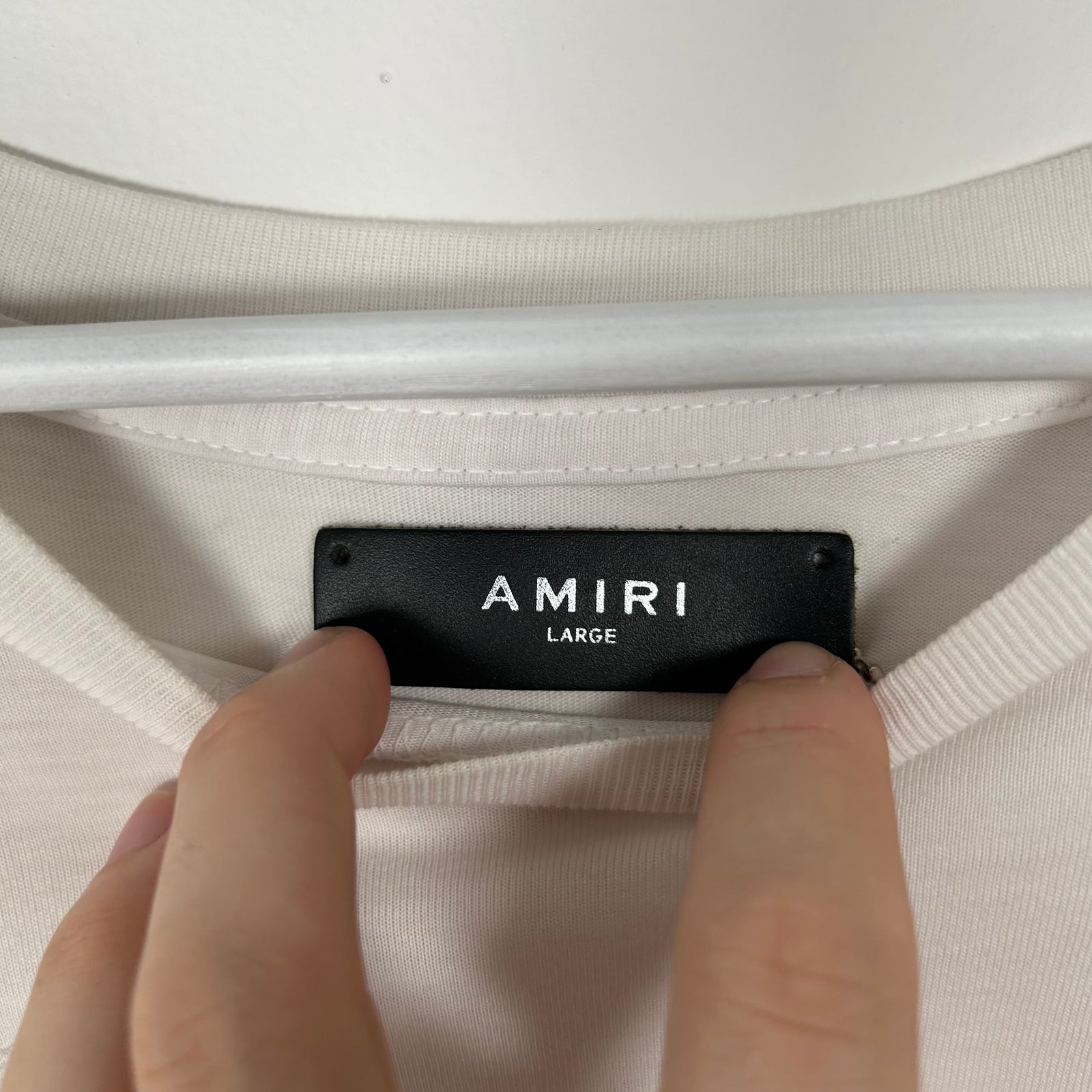 Amiri Crackled Logo T-Shirt Size L