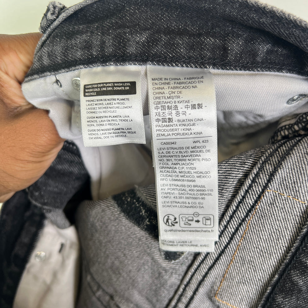 Undercover x Levi's 'Light Darkness' Darkwash Baggy Jeans Size 36
