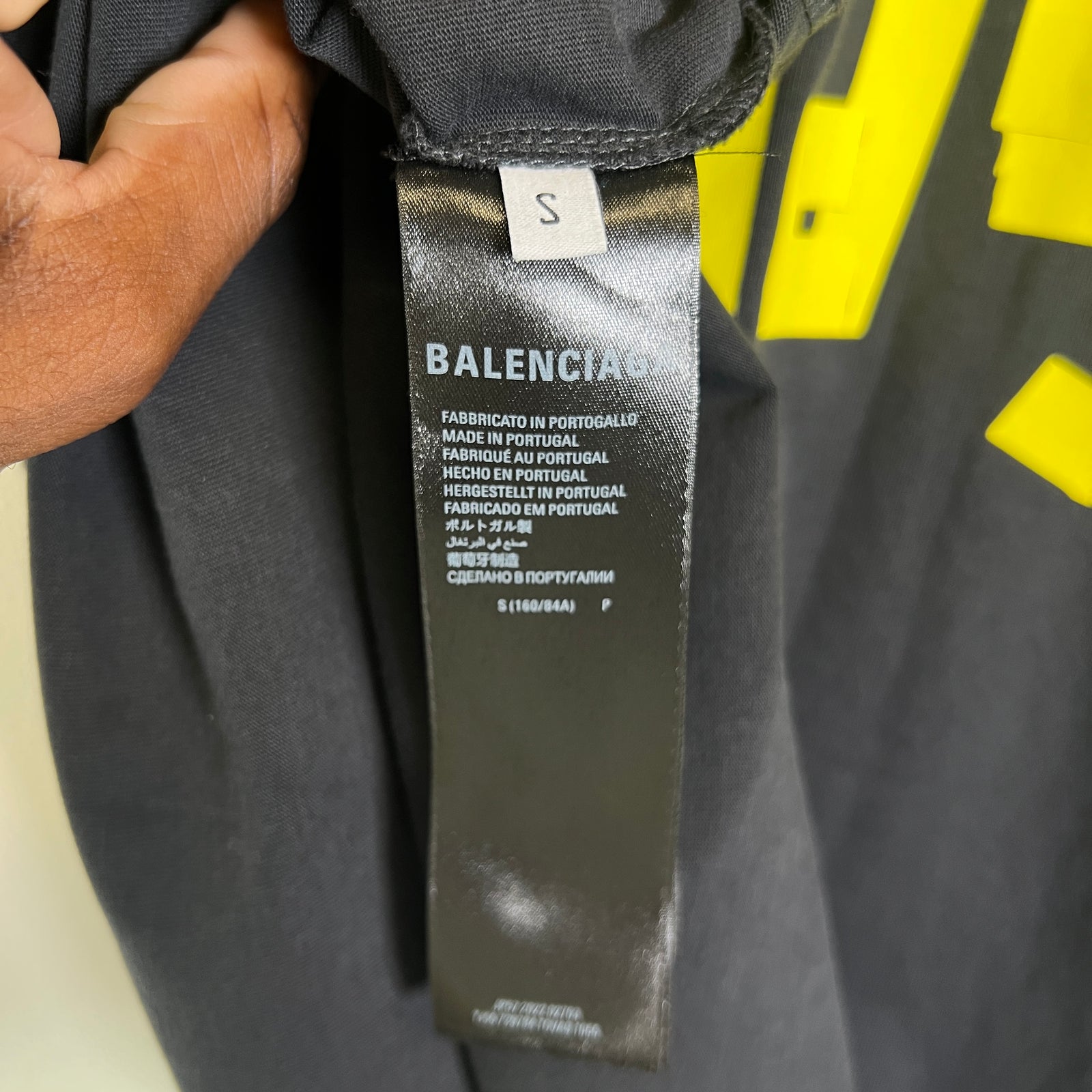 Balenciaga Tape Type Logo T-Shirt