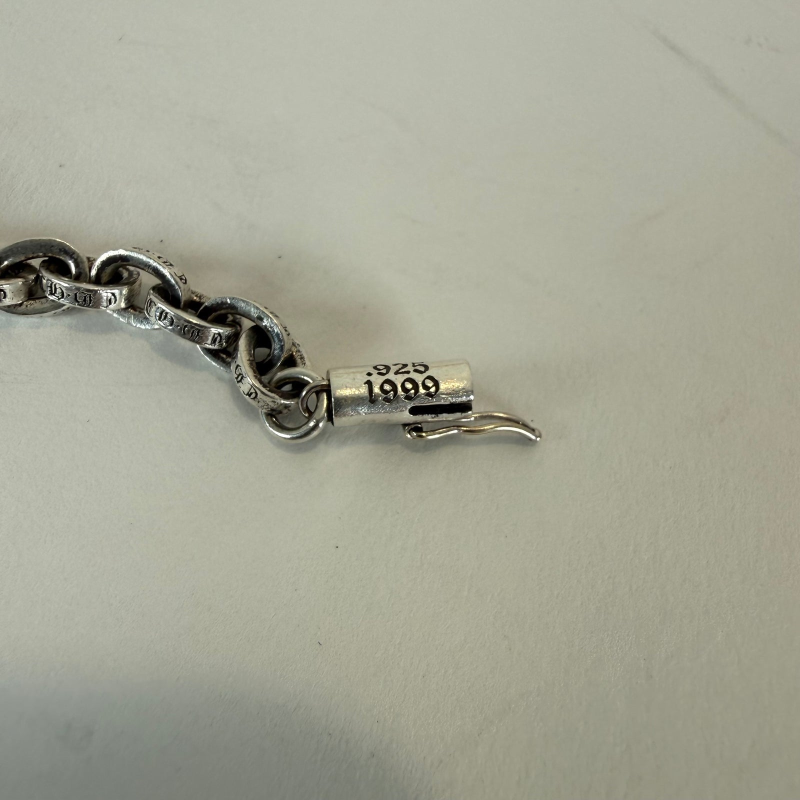 Chrome Hearts 'Paper Chain' .925 Silver Bracelet