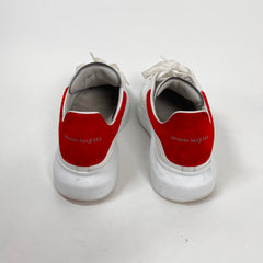 Alexander Mcqueen White/Red Low Sneaker Size 11