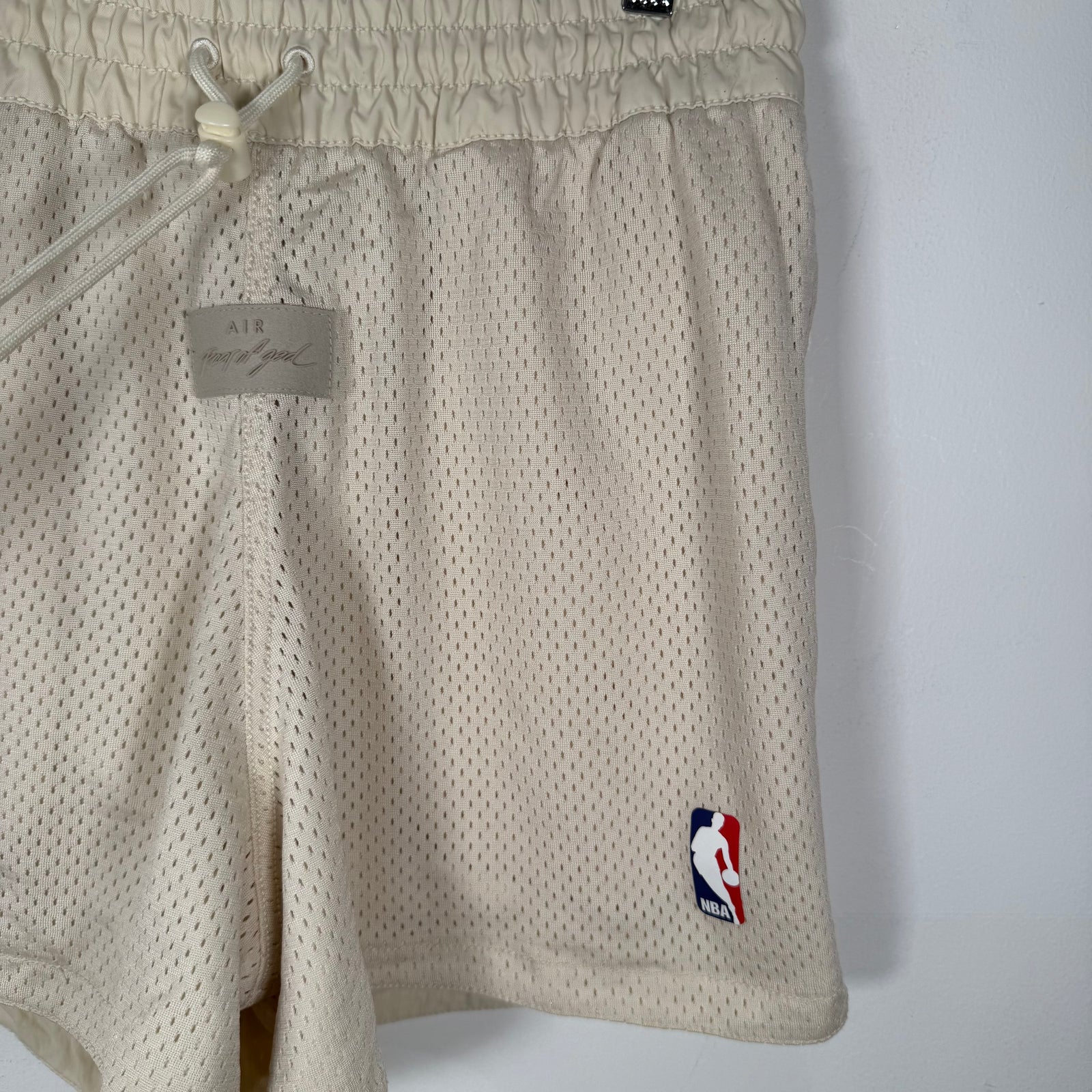 Fear Of God x NBA x Nike Cream Basketball Shorts Size S