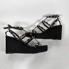 Valentino Rock Stud Wedge Platform Size 41