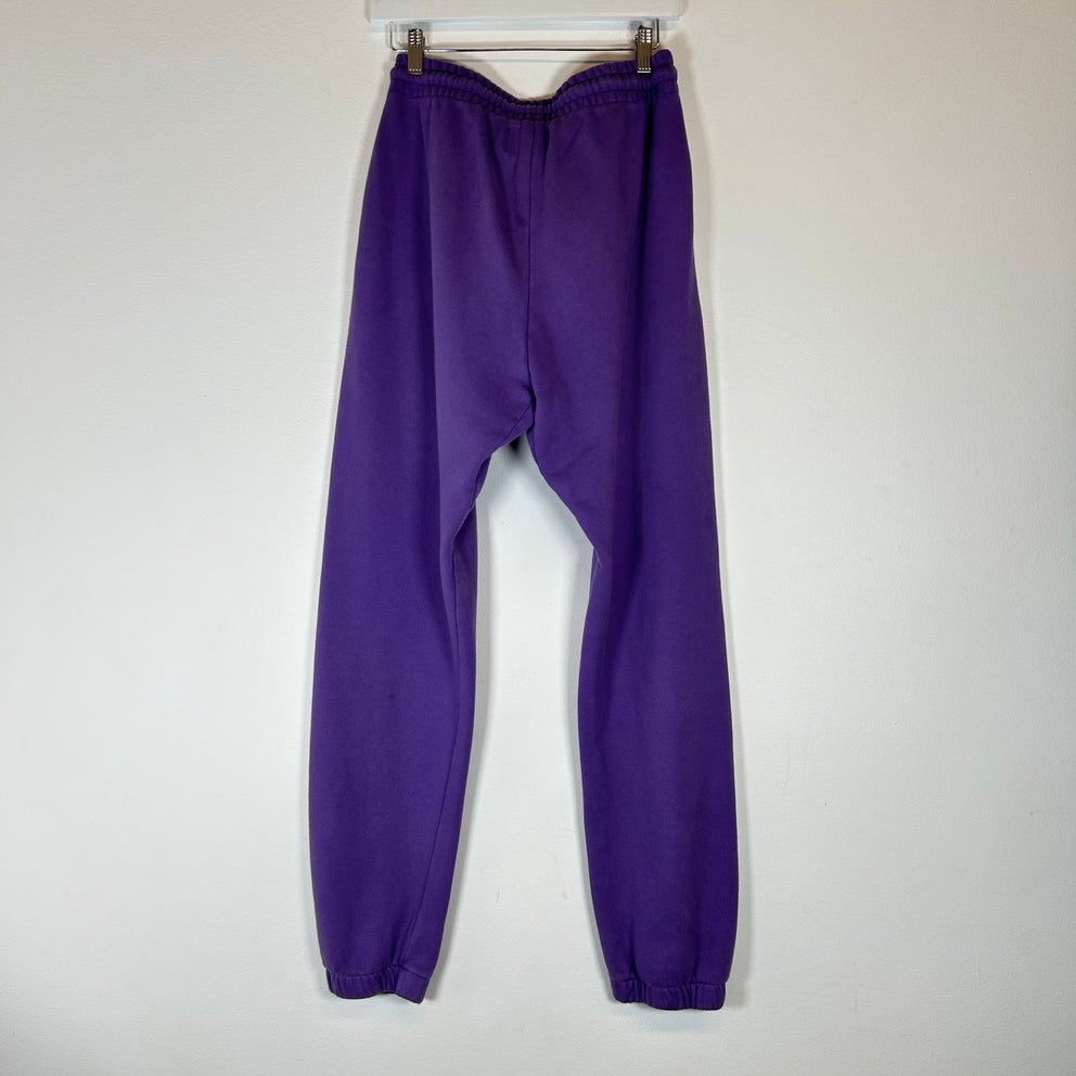 Denim Tears Purple University Logo Sweatpants Size M
