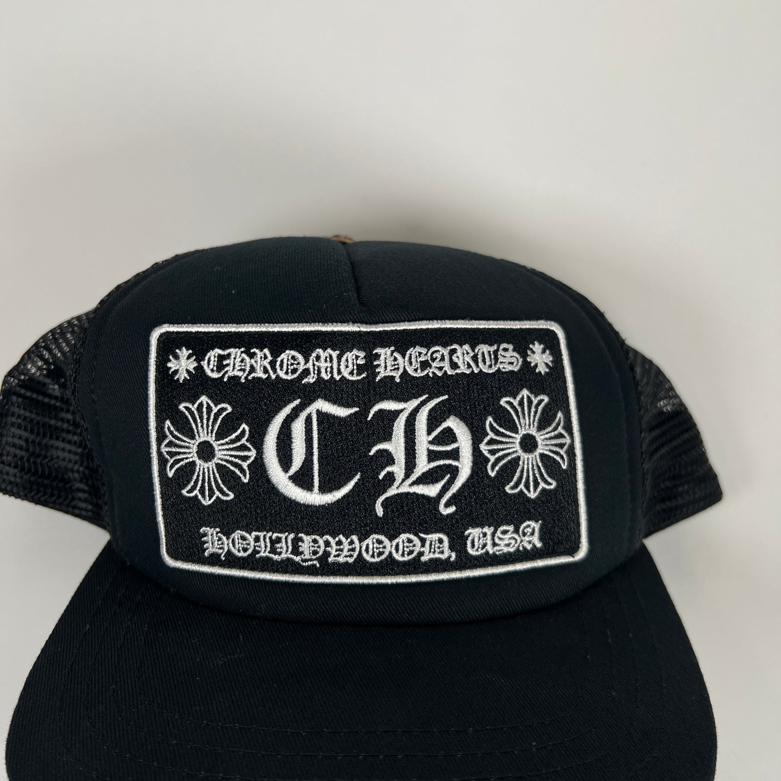 Chrome Hearts Black CH Hollywood Trucker
