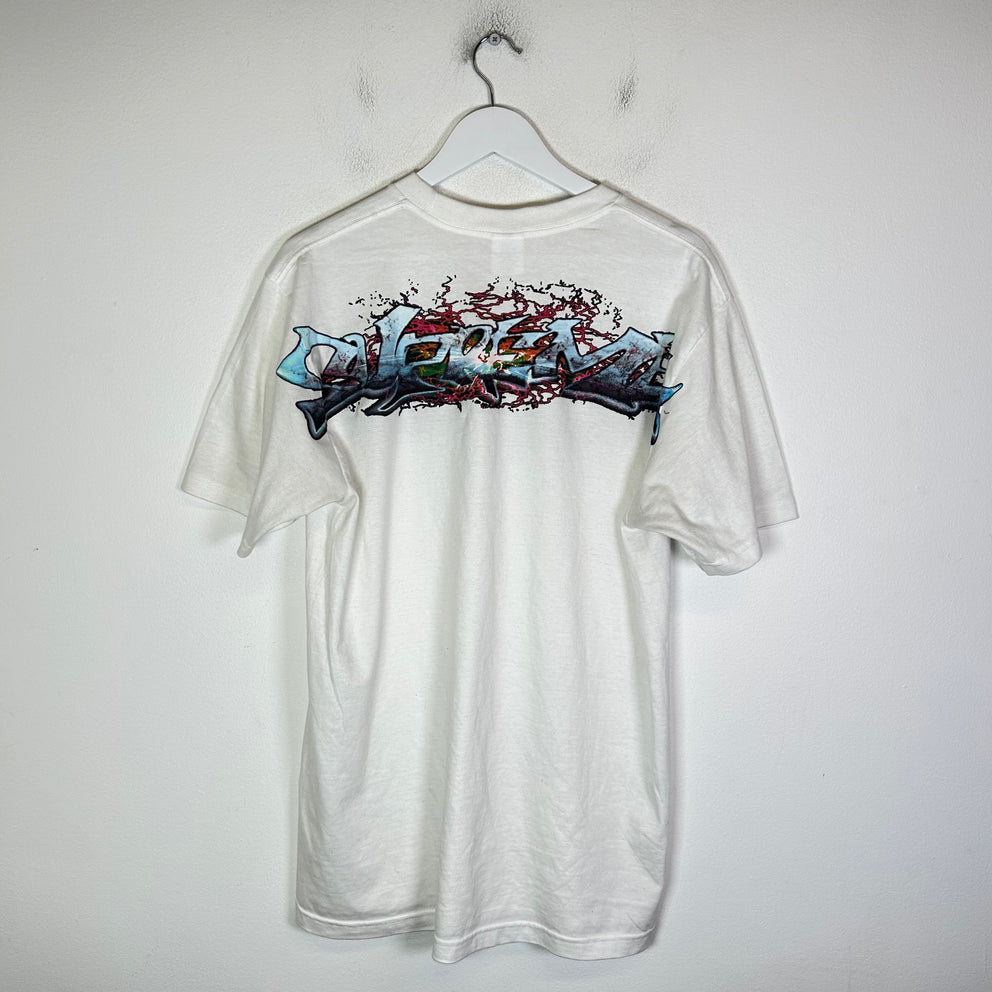 Supreme White Art Dealer Graffiti T-Shirt