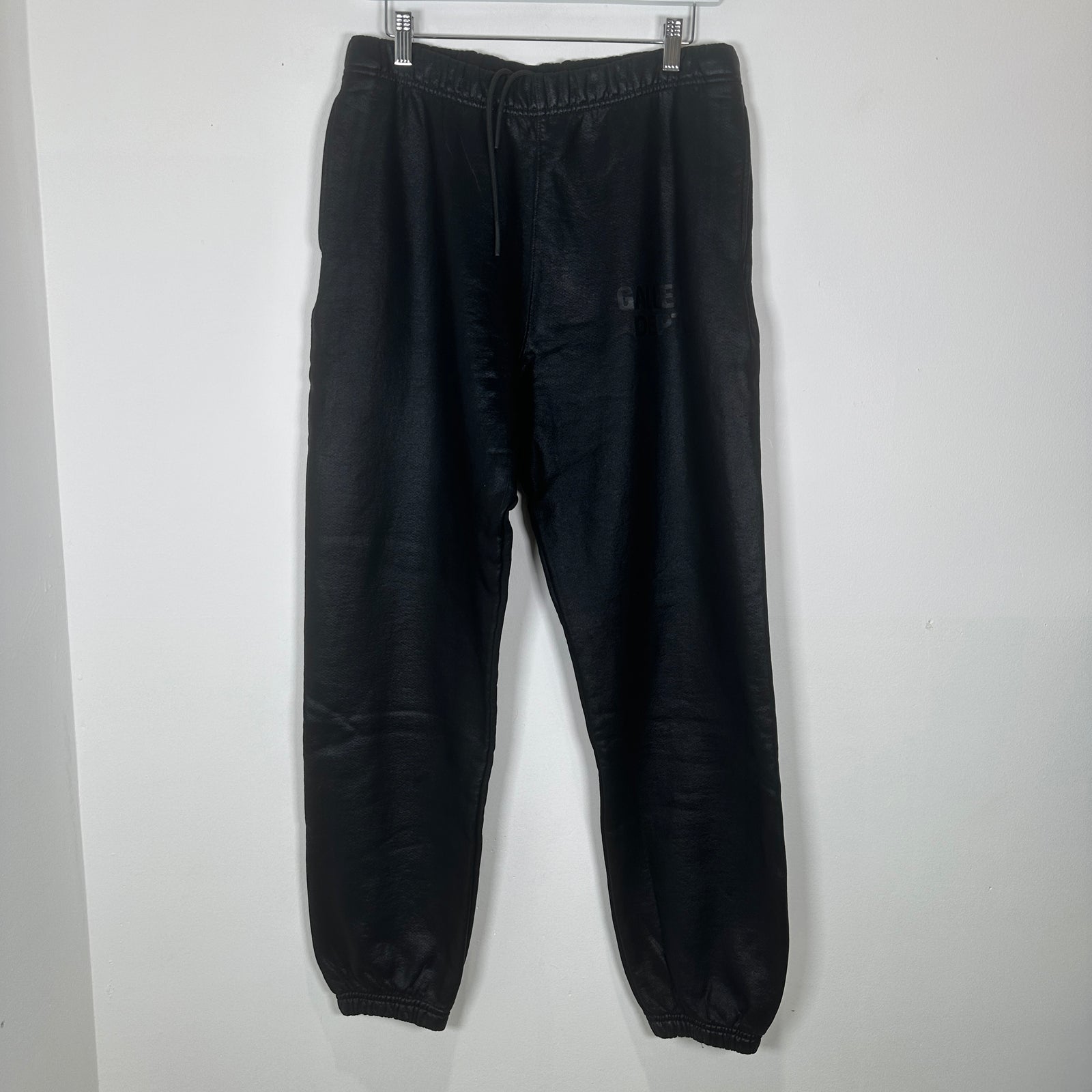 Gallery Dept. Black Waxed Sweatpants Size L