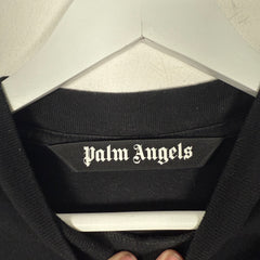 Palm Angels Black Butterfly Print Logo Shirt Size S
