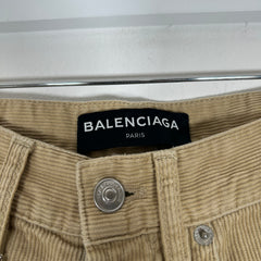 Balenciaga Corduroy Convertible Pants Size 28
