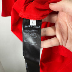 Balenciaga Campaign Red T-Shirts Size S