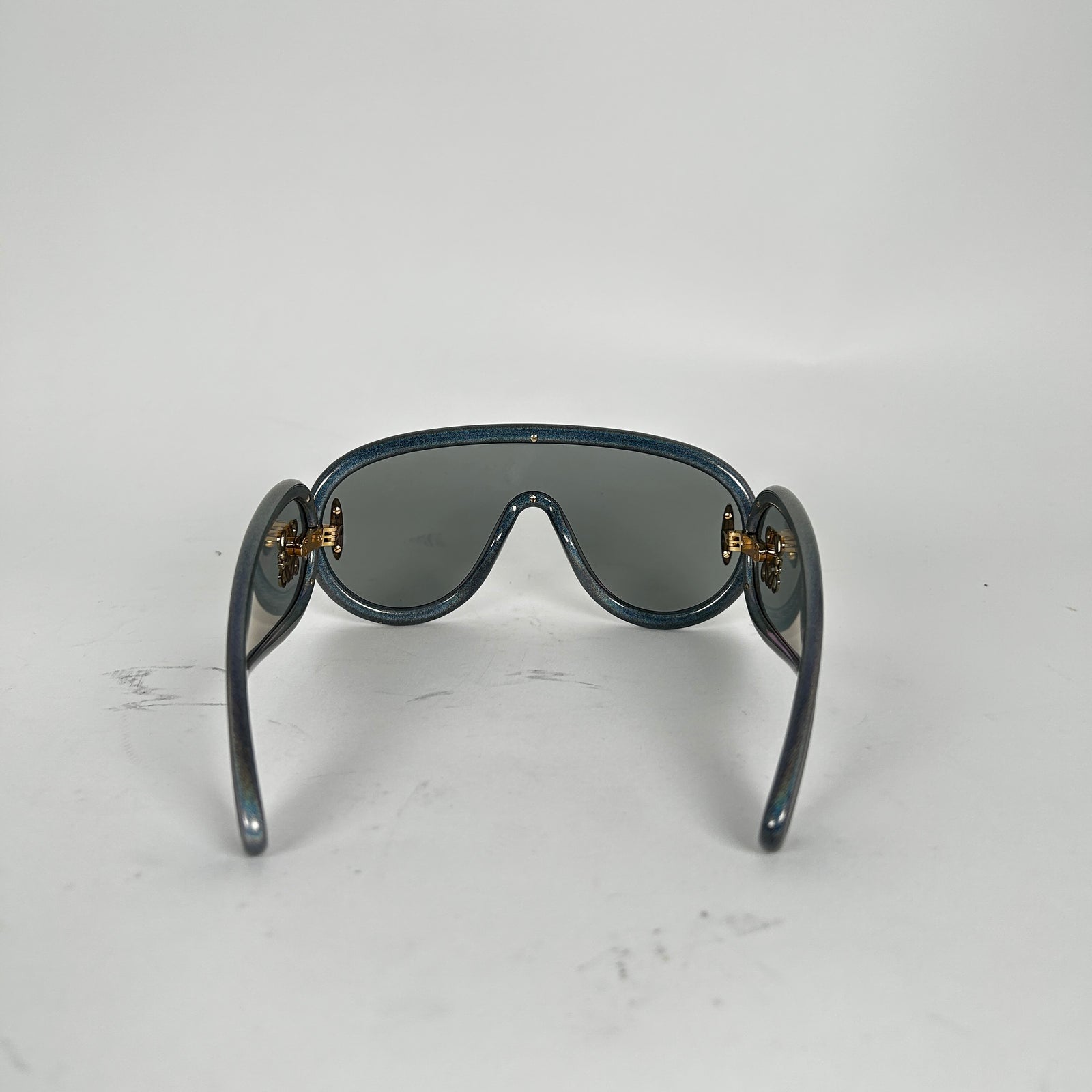 Loewe Wave Anagram Mask Dark Glitter Sunglasses