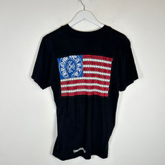 Chrome Hearts Black American Flag T-Shirt Size M