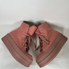 Rick Owens Pink Double Bumper Ramones Size 11