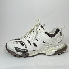 Balenciaga White/Brown Track Sneaker Size 45