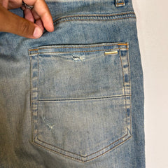 Amiri Distressed Core Logo Jeans