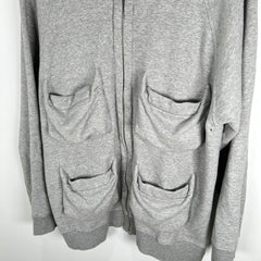 Number (N)ine 4 Pocket Grey Zip Up Hoodie Size 3