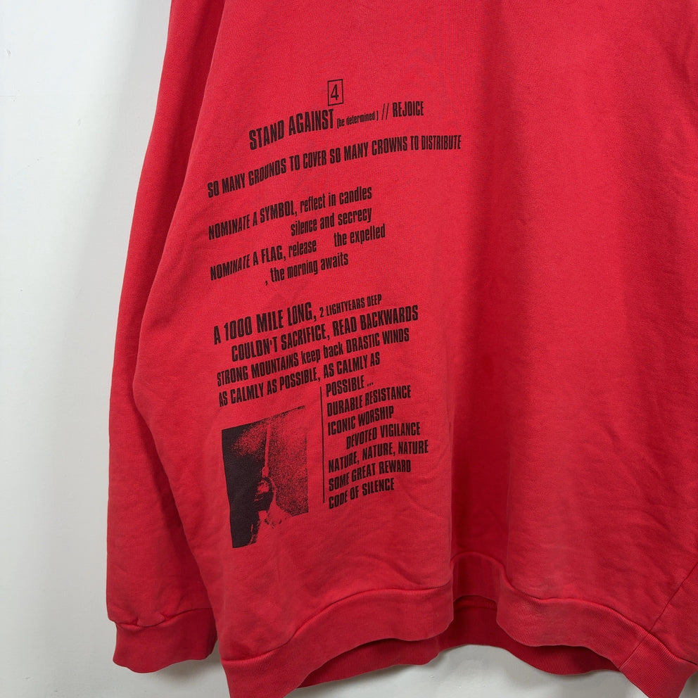 Raf Simons Archive Redux SS02 Peter De Potter Terror Oversized Hoodie