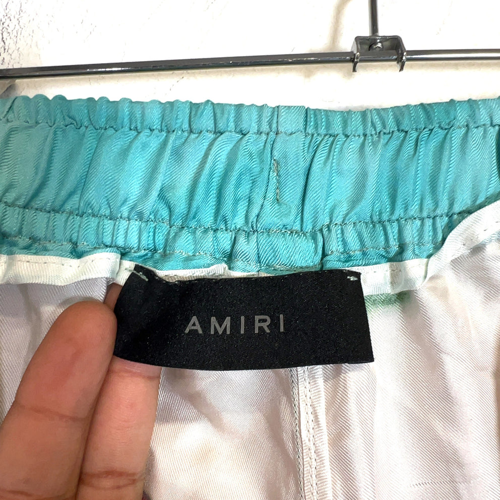 Amiri Eden Rock 'St. Barthélemy' Silk Shorts