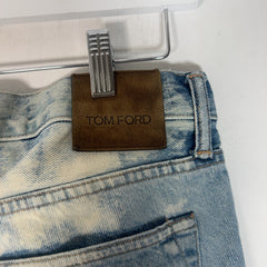 Tom Ford Acid Washed Straight Leg Jeans