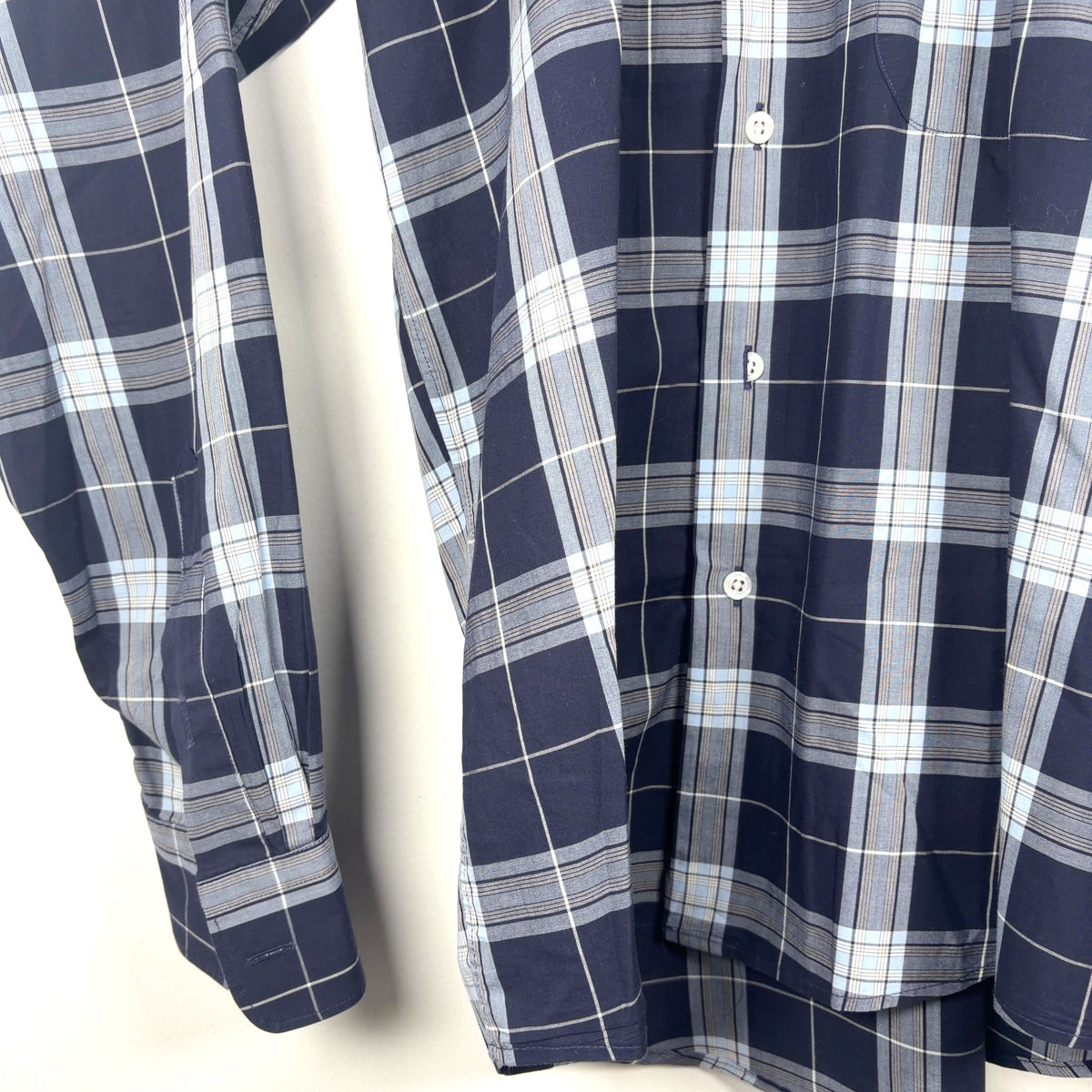 Burberry Plaid Button-Up Shirt