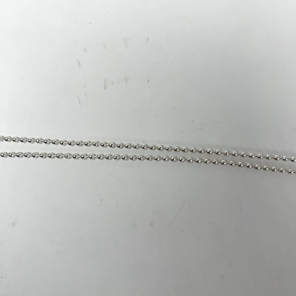 Chrome Hearts Dagger Cross Dog-Tag Necklace