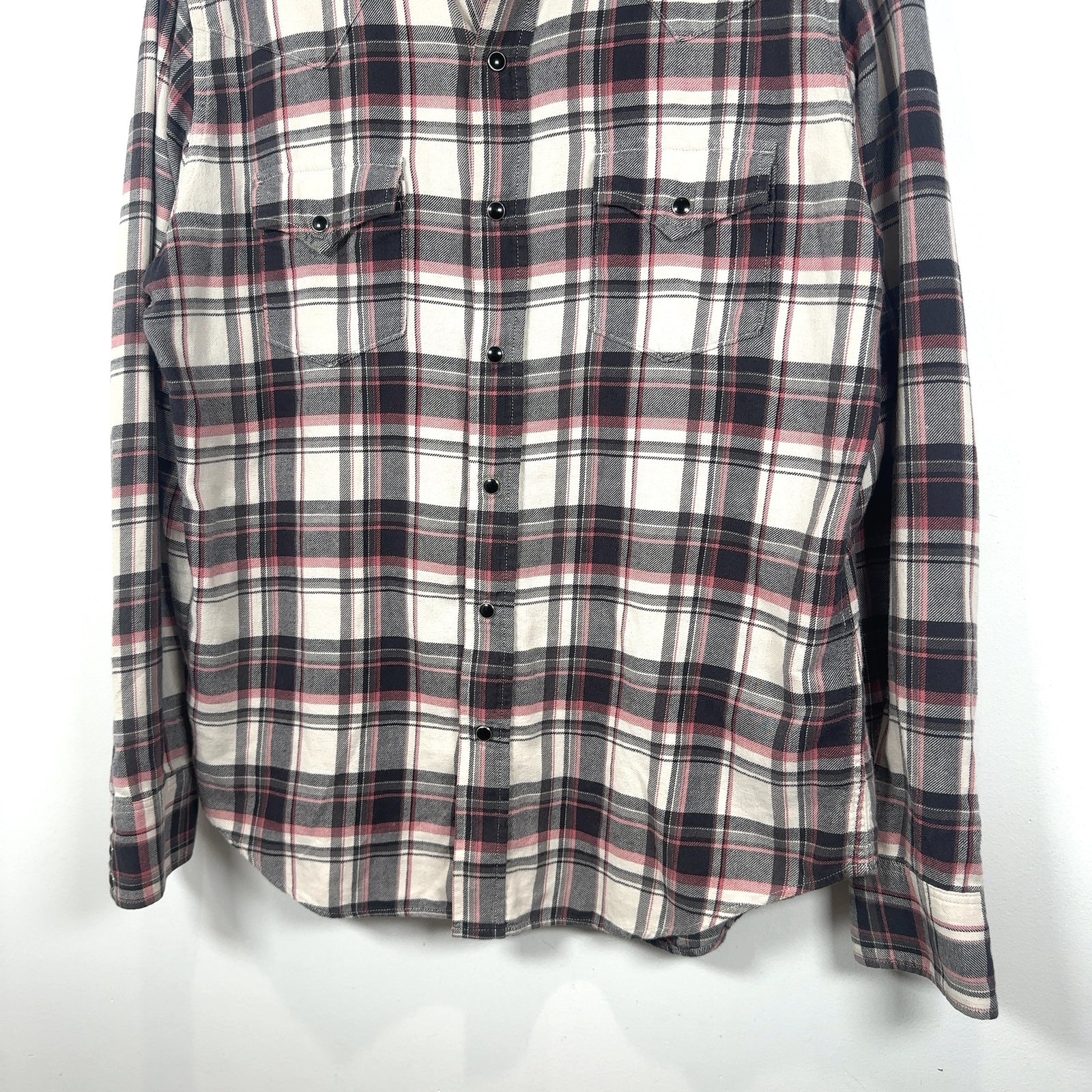 Saint Laurent Western Snap Flannel Shirt