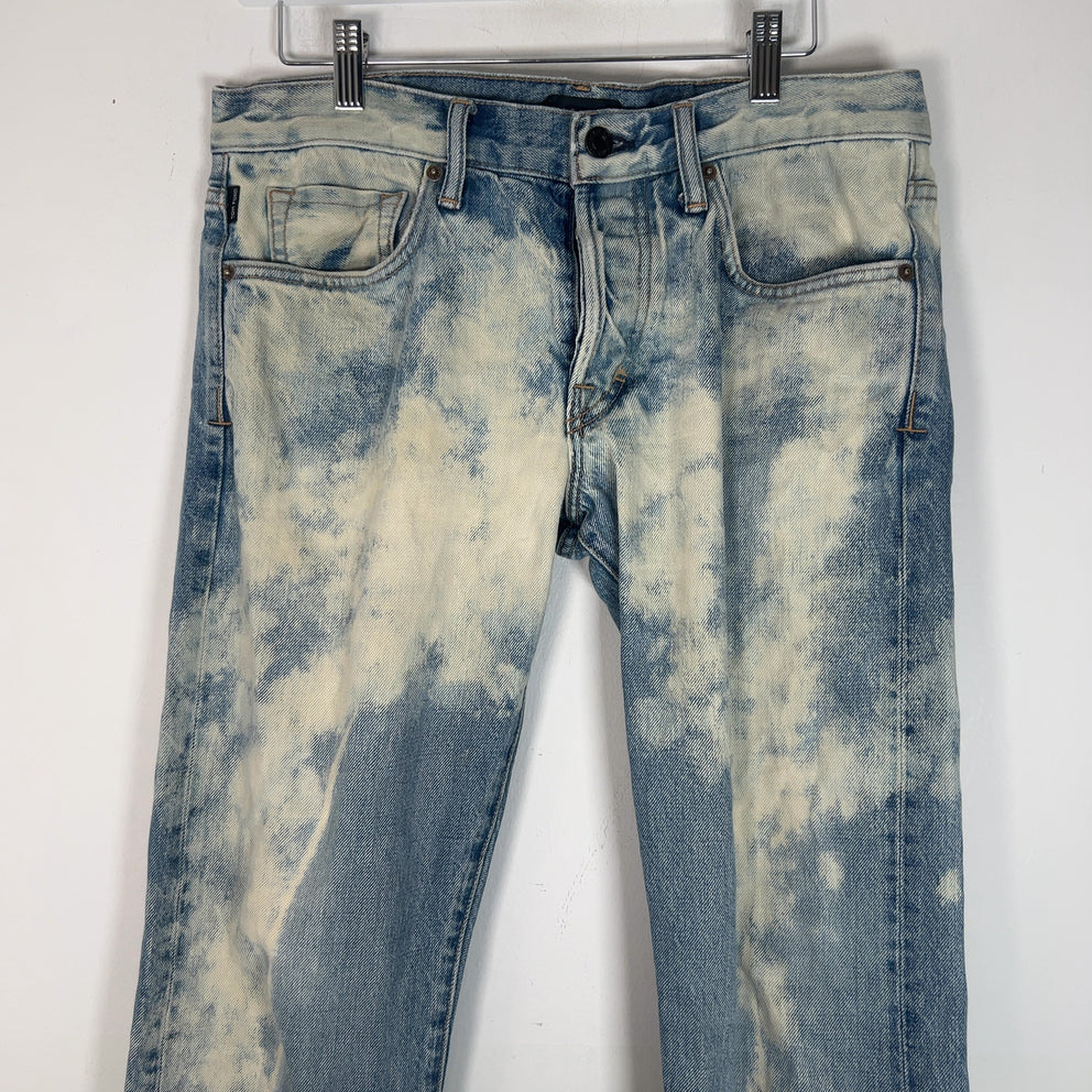 Tom Ford Acid Washed Straight Leg Jeans