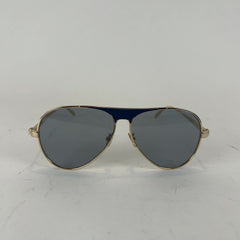 Alexander McQueen Enamel Aviator Sunglasses