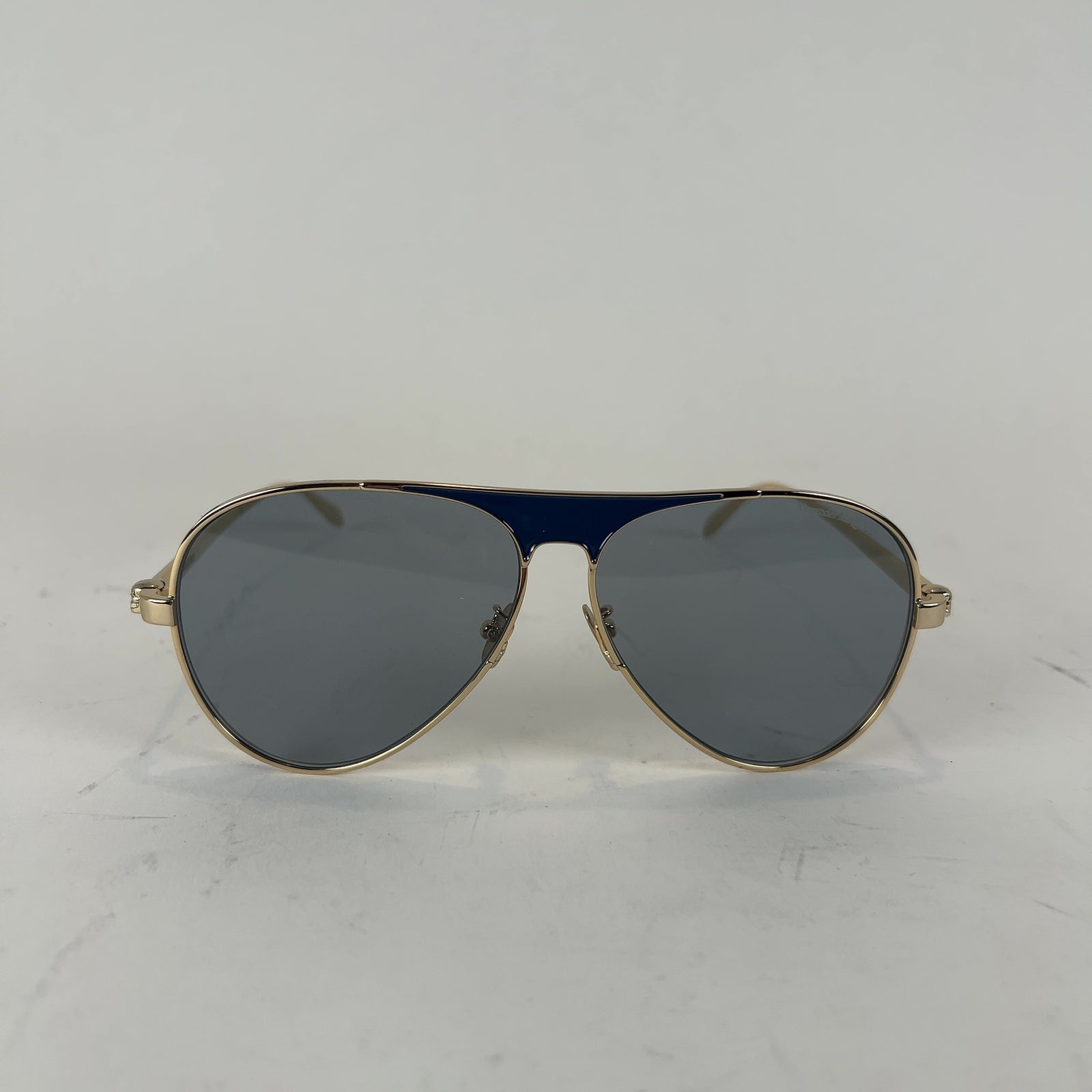 Alexander McQueen Enamel Aviator Sunglasses