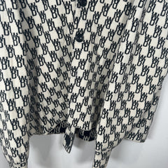 We11Done Monogram Knit Cardigan Sweater Size L